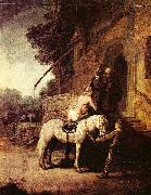 Rembrandt van rijn The Good Samaritan oil painting reproduction